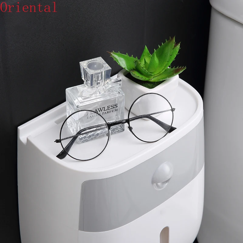 Toilet Paper Holder Waterproof Wall Mounted Toilet Paper Tray Roll Paper Tube Storage Box Tray Tissue Box Shelf Bathroom Product
Toilet Paper Holder Waterproof Wall Mounted Toilet Paper Tray Roll Paper Tube Storage Box Tray Tissue Box Shelf Bathroom Product