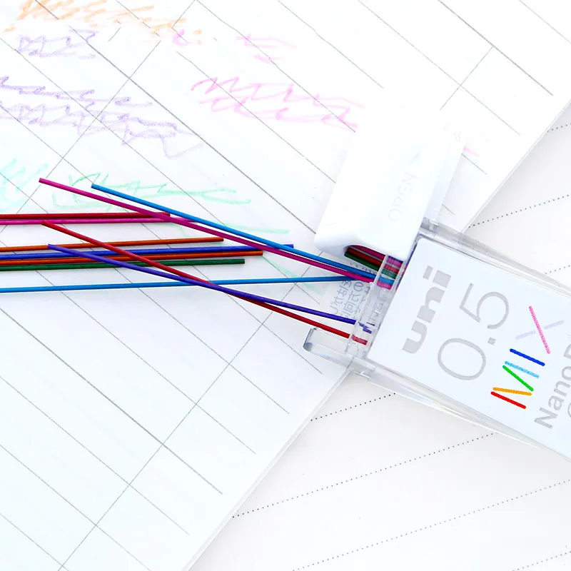 1 Tube Japan Colored Mechanical Pencil Graphite Leads Nano Dia 202NDC 0.5mm Colorful Refill Writing Drawing Office School Supply
1 Tube Japan Colored Mechanical Pencil Graphite Leads Nano Dia 202NDC 0.5mm Colorful Refill Writing Drawing Office School Supply