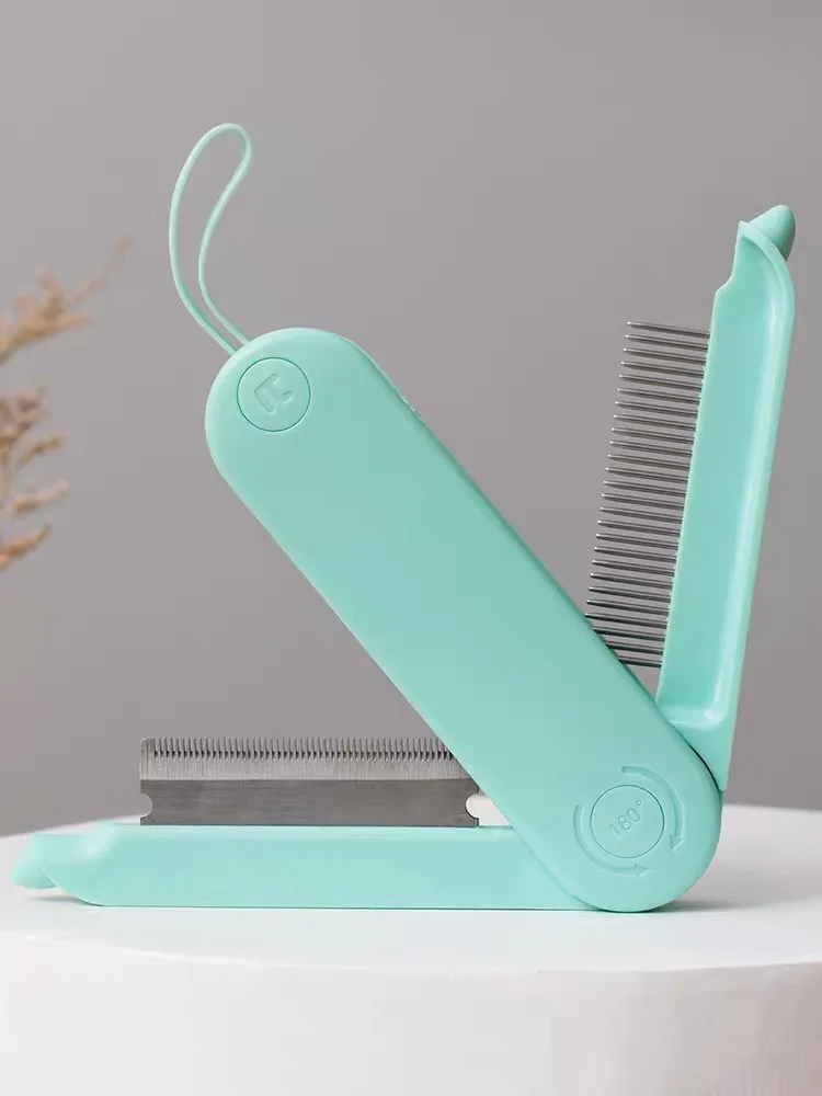 Lightweight dual-use hot pet dog hair flea comb stainless steel needle dog cat grooming comb brush cleaning tool pet supplies
Lightweight dual-use hot pet dog hair flea comb stainless steel needle dog cat grooming comb brush cleaning tool pet supplies