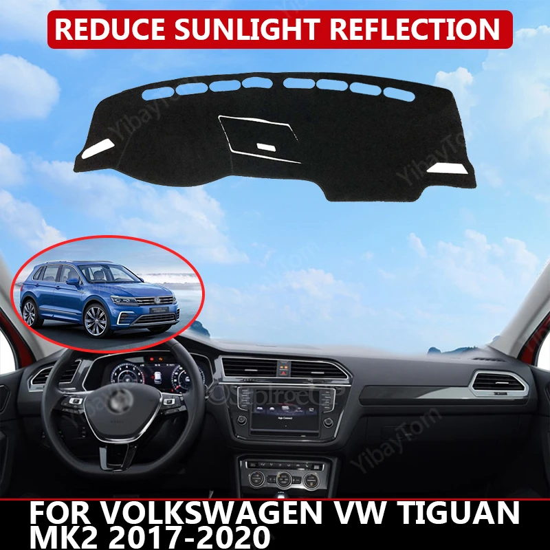 Чехол для приборной панели автомобиля Volkswagen VW Tiguan MK2 2017-2020, защитный коврик, солнцезащитный козырек, коврик для приборной панели, Автомобильный Ковер
Чехол для приборной панели автомобиля Volkswagen VW Tiguan MK2 2017-2020, защитный коврик, солнцезащитный козырек, коврик для приборной панели, Автомобильный Ковер