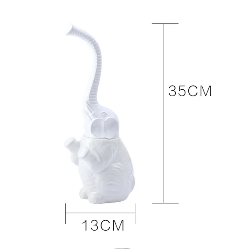 Ceramic Elephant Toilet Brush Soft Hair Toilet Cleaning Brush Set Detachable Elephant Base Toilet Cleaner Decor Cleaning Tool
Ceramic Elephant Toilet Brush Soft Hair Toilet Cleaning Brush Set Detachable Elephant Base Toilet Cleaner Decor Cleaning Tool