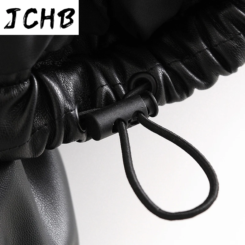 SHZQJCHB Winter Black PU Faux Leather Parka Women Streetwear Long Sleeve Padded Jacket 2021 Single Breasted Thick Warm Coat
SHZQJCHB Winter Black PU Faux Leather Parka Women Streetwear Long Sleeve Padded Jacket 2021 Single Breasted Thick Warm Coat