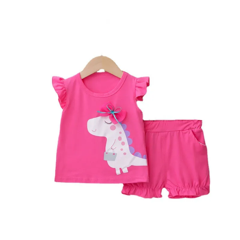 Summer Baby Girls Cartoon Clothes Children Cotton T Shirt Shorts 2Pcs/Sets Toddler Casual Costume Infant Kids Fashion Tracksuits
Summer Baby Girls Cartoon Clothes Children Cotton T Shirt Shorts 2Pcs/Sets Toddler Casual Costume Infant Kids Fashion Tracksuits