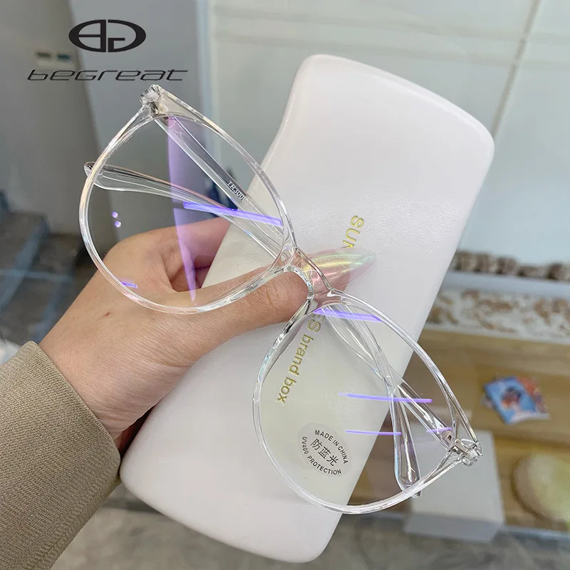 BEGREAT Women Men's Anti-Blu-ray Glasses Transparent Computer FrameTransparent Finished Myopia oculos de grau feminino oculos
BEGREAT Women Men's Anti-Blu-ray Glasses Transparent Computer FrameTransparent Finished Myopia oculos de grau feminino oculos