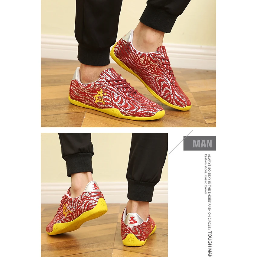3Colors Chinese Traditional Men Kung Fu Taiji Tai Chi Shoes Taekwondo Wear-resistant Wushu Breathable Martial Arts Shoes 
3Colors Chinese Traditional Men Kung Fu Taiji Tai Chi Shoes Taekwondo Wear-resistant Wushu Breathable Martial Arts Shoes