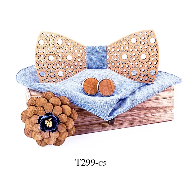 New Design Wooden Bow Tie Women Wood Bowtie Pocket Square Brooch Cufflinks Set for Mens Weddiing Female Bowtie Adjustable Tie
New Design Wooden Bow Tie Women Wood Bowtie Pocket Square Brooch Cufflinks Set for Mens Weddiing Female Bowtie Adjustable Tie
