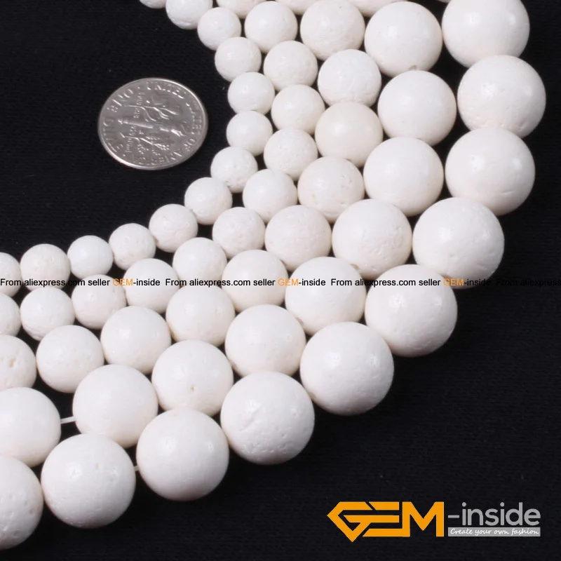 Natural Coral Stone Beads Round White Coral Beads For Jewelry Making DIY Loose Beads For Bracelet Making Strand 15"
Natural Coral Stone Beads Round White Coral Beads For Jewelry Making DIY Loose Beads For Bracelet Making Strand 15"