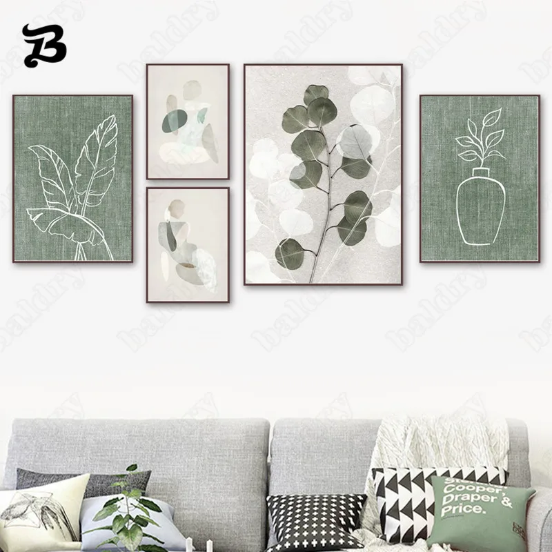 Nordic Modern Abstract Figures and Natural Green Plants and Cauliflower Posters and Prints Wall Pictures for Living Room Decor
Nordic Modern Abstract Figures and Natural Green Plants and Cauliflower Posters and Prints Wall Pictures for Living Room Decor