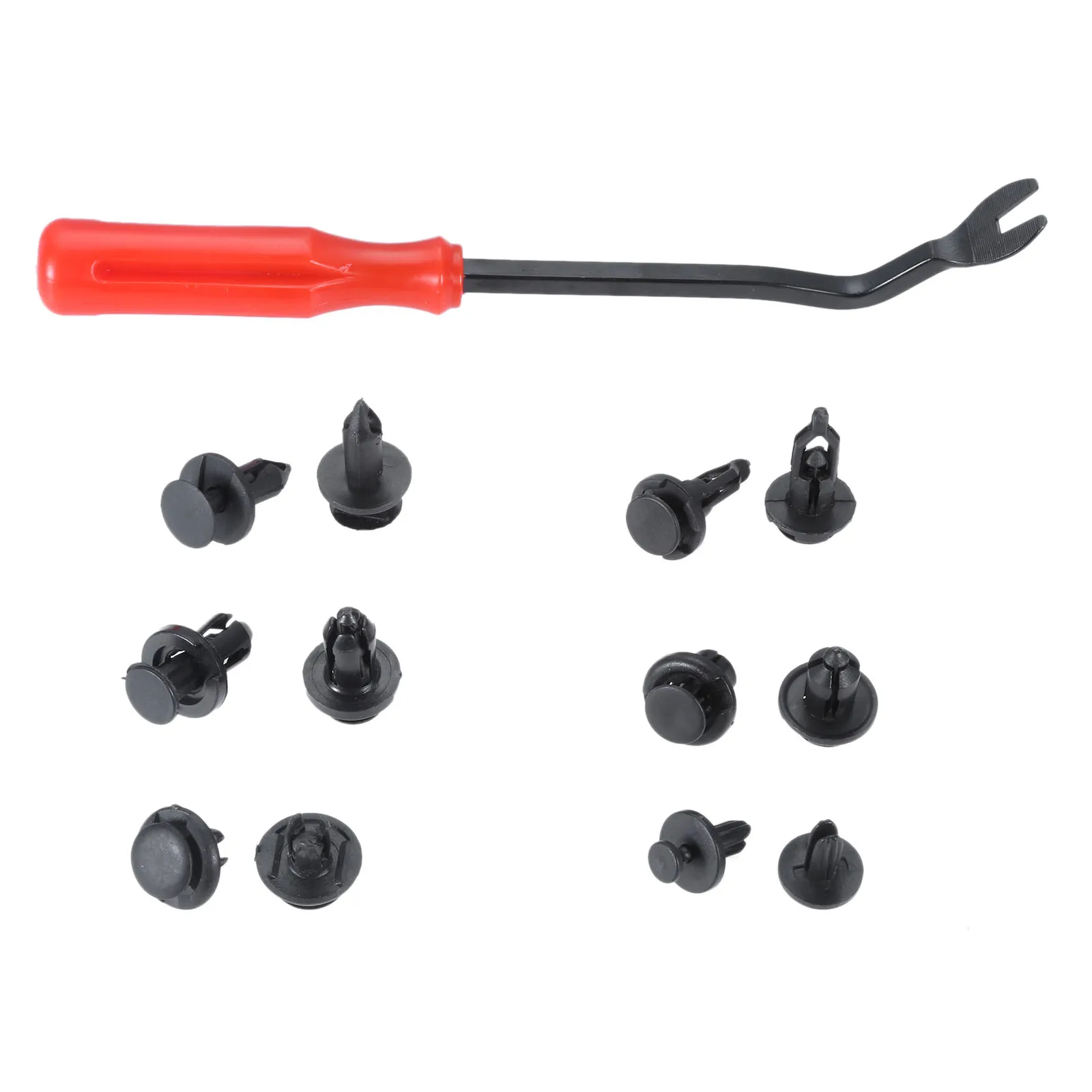 120Pcs Auto Bumper Rivet Clips 6.3mm 8mm 9mm 10mm With Fastener Remover for Fender Mud Flap Trim Door Panel Clips Auto Fasteners
120Pcs Auto Bumper Rivet Clips 6.3mm 8mm 9mm 10mm With Fastener Remover for Fender Mud Flap Trim Door Panel Clips Auto Fasteners