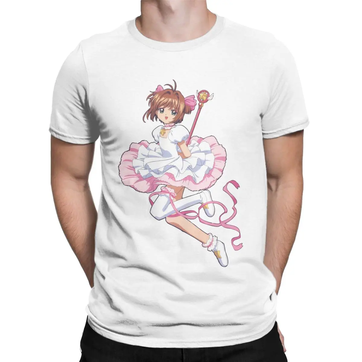 Новинка, футболки Cardcaptor Sakura Kinomoto, мужские и женские футболки из чистого хлопка с круглым вырезом, футболки с коротким рукавом в стиле аниме, ...
Новинка, футболки Cardcaptor Sakura Kinomoto, мужские и женские футболки из чистого хлопка с круглым вырезом, футболки с коротким рукавом в стиле аниме, ...