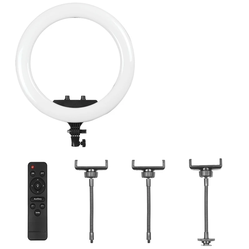 Photo Studio Lighting 18Inch LED Ring Light Touch Control Photography Dimmable Ring Lamp Tripod For Portrait EU Plug
Photo Studio Lighting 18Inch LED Ring Light Touch Control Photography Dimmable Ring Lamp Tripod For Portrait EU Plug