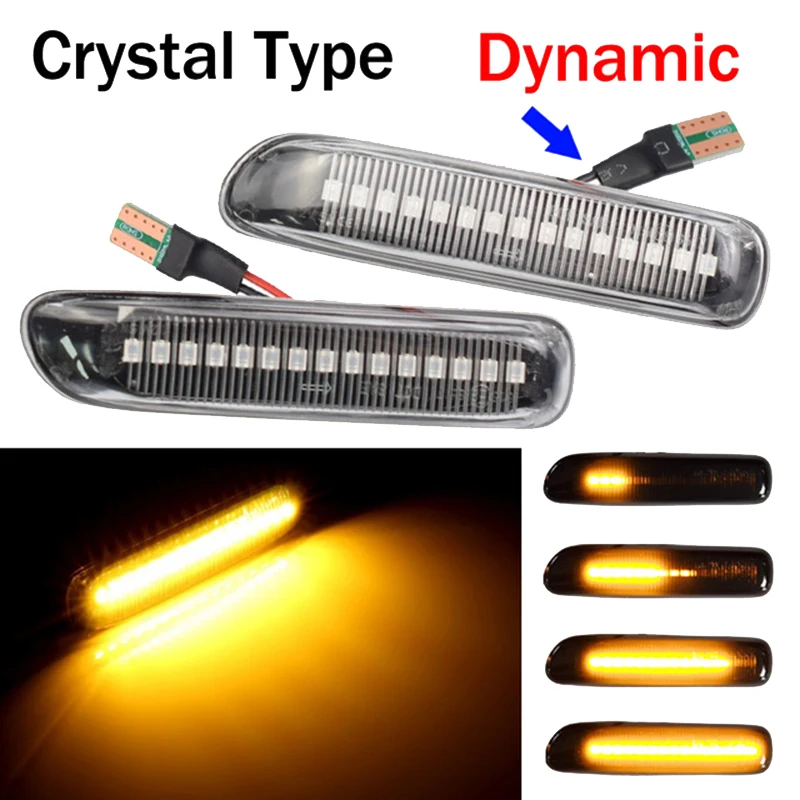 Car LED Dynamic Side Marker Light Turn Signal Blinker for BMW 3 Series E46 Coupe 1997-2001
Car LED Dynamic Side Marker Light Turn Signal Blinker for BMW 3 Series E46 Coupe 1997-2001