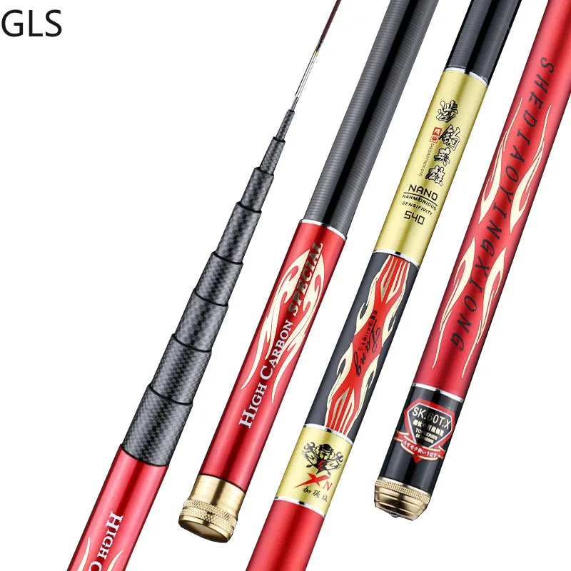 Super light Hard New 28 Power Stream Fishing Rod 3.6m 4.5m 5.4m 6.3m 7.2m Carbon Telescopic Fishing Pole
Super light Hard New 28 Power Stream Fishing Rod 3.6m 4.5m 5.4m 6.3m 7.2m Carbon Telescopic Fishing Pole