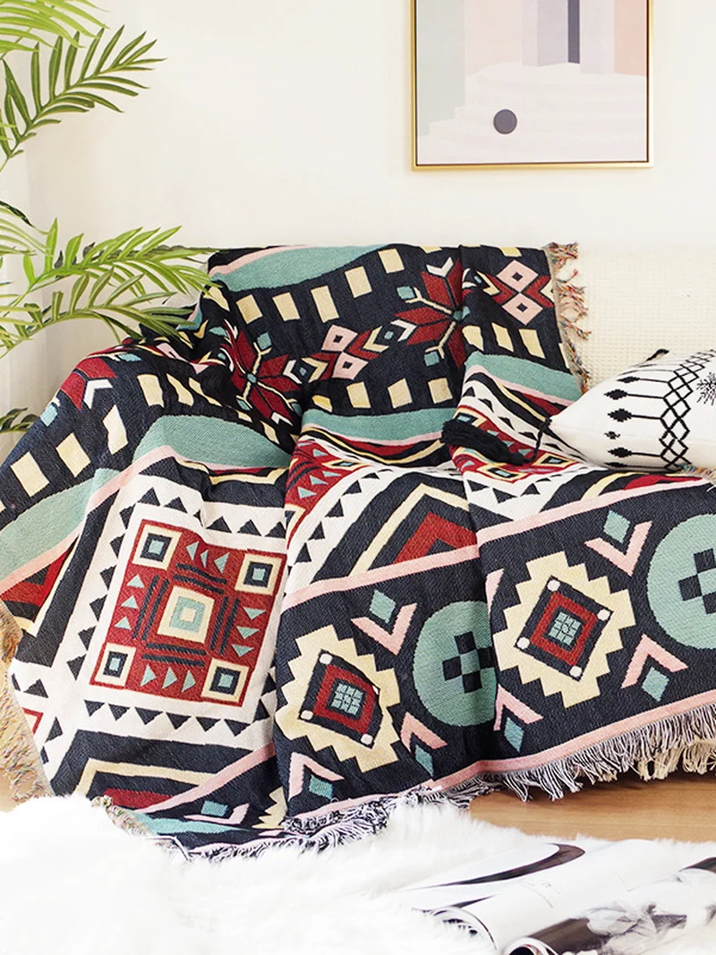 Ethnic Bohemian Knitted Throw Blanket picnic camping Sofa Covers Slipcover High Quality blanket Car Travel Plane Blanket
Ethnic Bohemian Knitted Throw Blanket picnic camping Sofa Covers Slipcover High Quality blanket Car Travel Plane Blanket