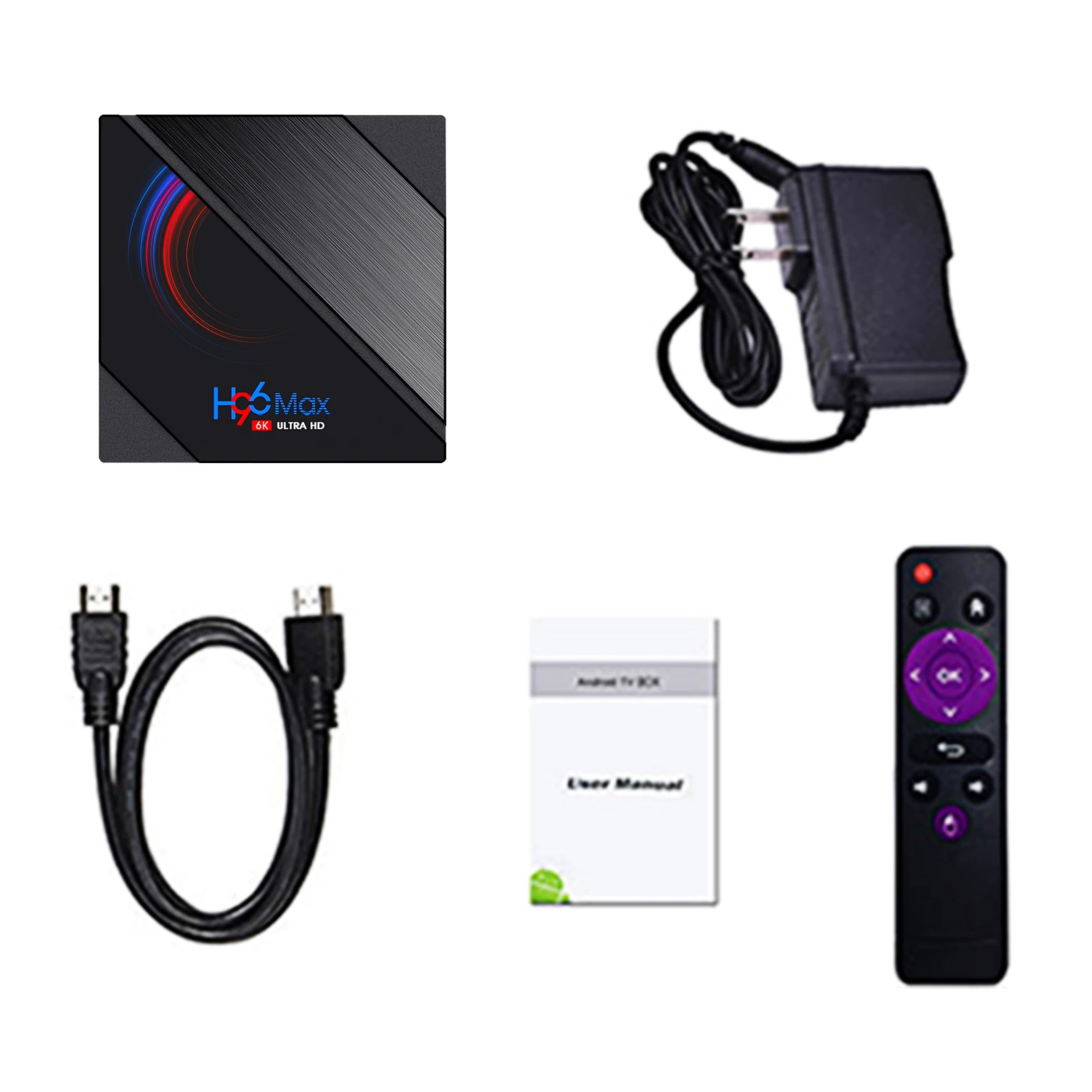 

H616 6K BT 4.0 Ultra HD Dual-WiFi 5GHz 2.4GHz Audio Video USB 3.0 2GB RAM 16GB ROM For Android 10.0 3D TV Box Set Top