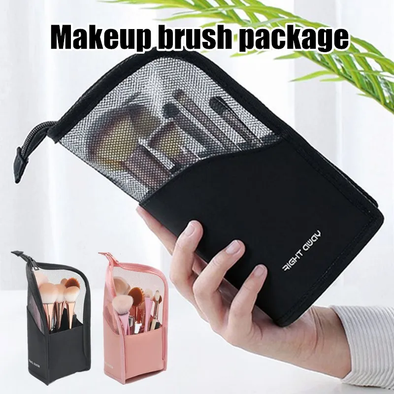 Vertical Type Portable Transparent Travel Cosmetic Waterproof Antifouling Multifunctional Makeup Brush Package Storage Bag
Vertical Type Portable Transparent Travel Cosmetic Waterproof Antifouling Multifunctional Makeup Brush Package Storage Bag