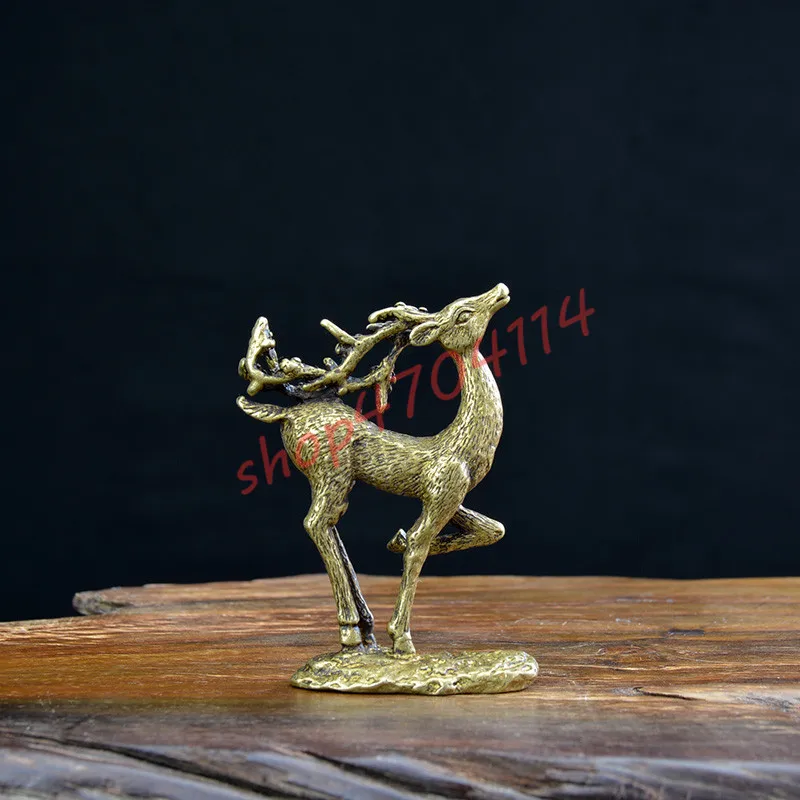 Antique Collection, Solid and Pure Bronze Sika Deer Zen Small Ornaments, Exquisite Handicraft Decorations
Antique Collection, Solid and Pure Bronze Sika Deer Zen Small Ornaments, Exquisite Handicraft Decorations