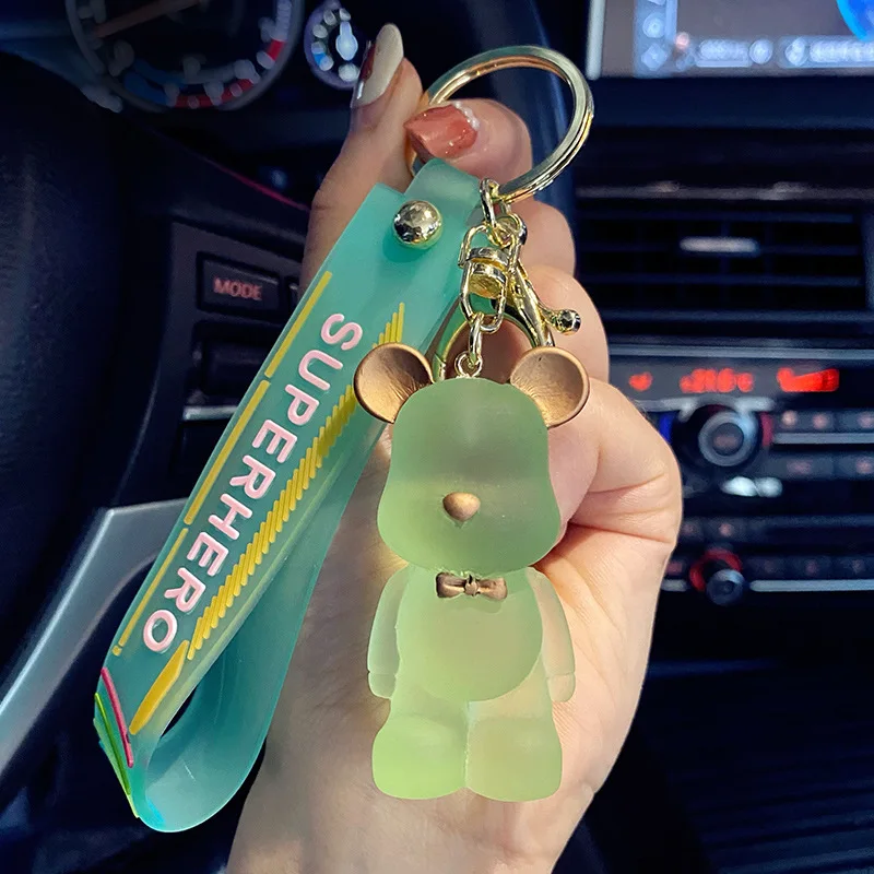 Trendy Crystal Bow Tie Bear Keychain Cute Fun Car Key Chain Bag Pendant Creative Couple Accessories
Trendy Crystal Bow Tie Bear Keychain Cute Fun Car Key Chain Bag Pendant Creative Couple Accessories