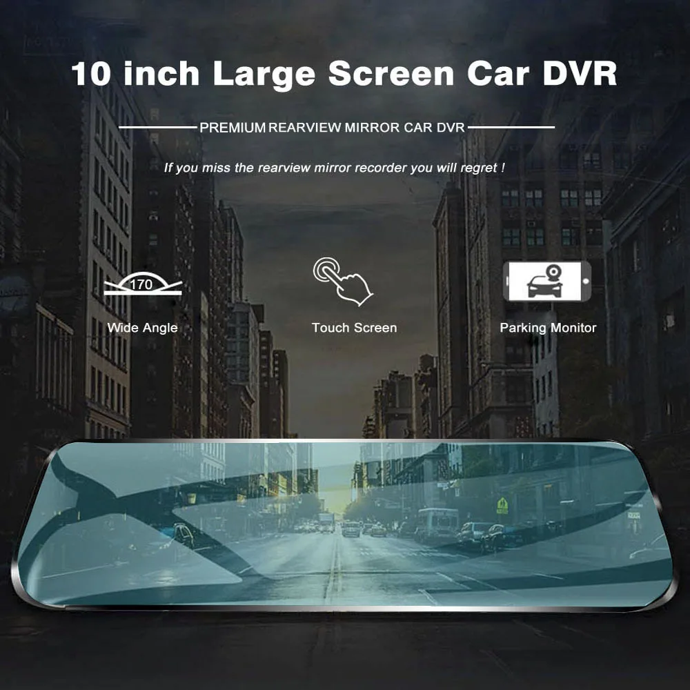 Car Dvr Dash Cam 10 Inch Streaming RearView Mirror HD 1080P Video Recorder Auto Registrar Dual Lens with Rear View Camera
Car Dvr Dash Cam 10 Inch Streaming RearView Mirror HD 1080P Video Recorder Auto Registrar Dual Lens with Rear View Camera