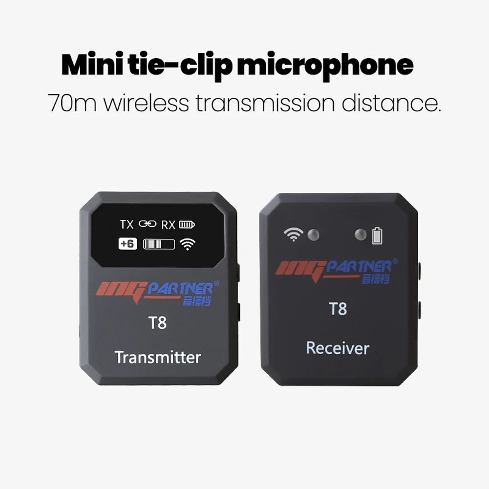 Wireless Mini Clip-on Mic 360° Omnidirectional Condenser Microphone Transmitter & Receiver for Audio Recording Meeting
Wireless Mini Clip-on Mic 360° Omnidirectional Condenser Microphone Transmitter & Receiver for Audio Recording Meeting