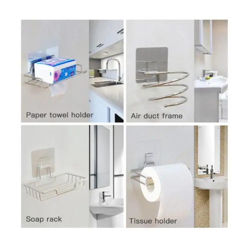 8 KG Washable No trace couple Punch free Can be reused Sticky hook Kitchen Debris Storage Key hanger
8 KG Washable No trace couple Punch free Can be reused Sticky hook Kitchen Debris Storage Key hanger