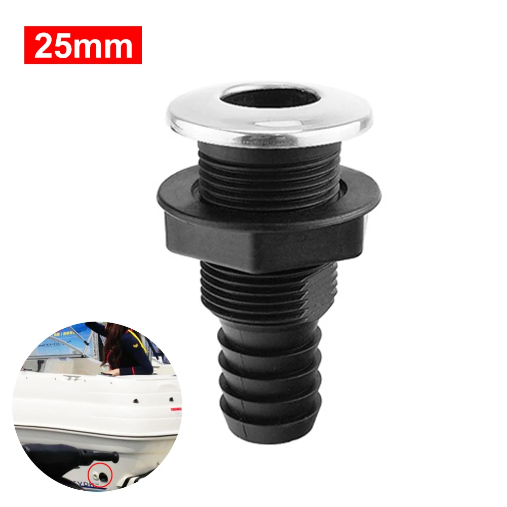 Nylon Plastic Thru Hull Bilge Fitting With Stainless steel Rim Bilge Pump Aerator Hose Boat Marine Yacht Sail RV Accessories
Nylon Plastic Thru Hull Bilge Fitting With Stainless steel Rim Bilge Pump Aerator Hose Boat Marine Yacht Sail RV Accessories