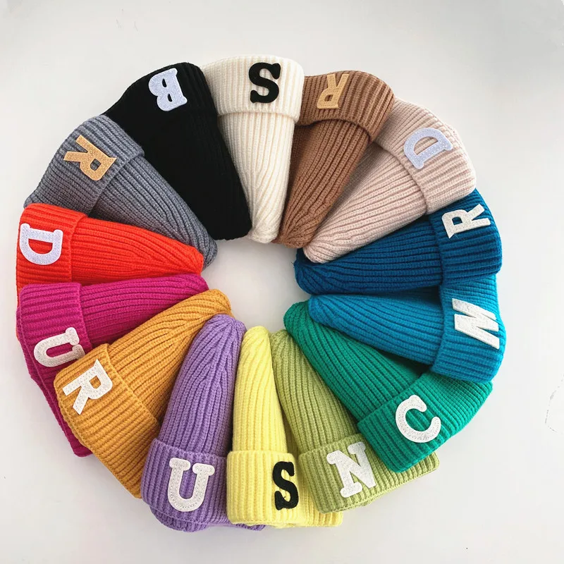шапка Children's Winter Knitted Hat New Letters Wool Cap Girls Autumn Boys Beanies Warm Caps Child Bonnet Casual Hats Wholesale
шапка Children's Winter Knitted Hat New Letters Wool Cap Girls Autumn Boys Beanies Warm Caps Child Bonnet Casual Hats Wholesale