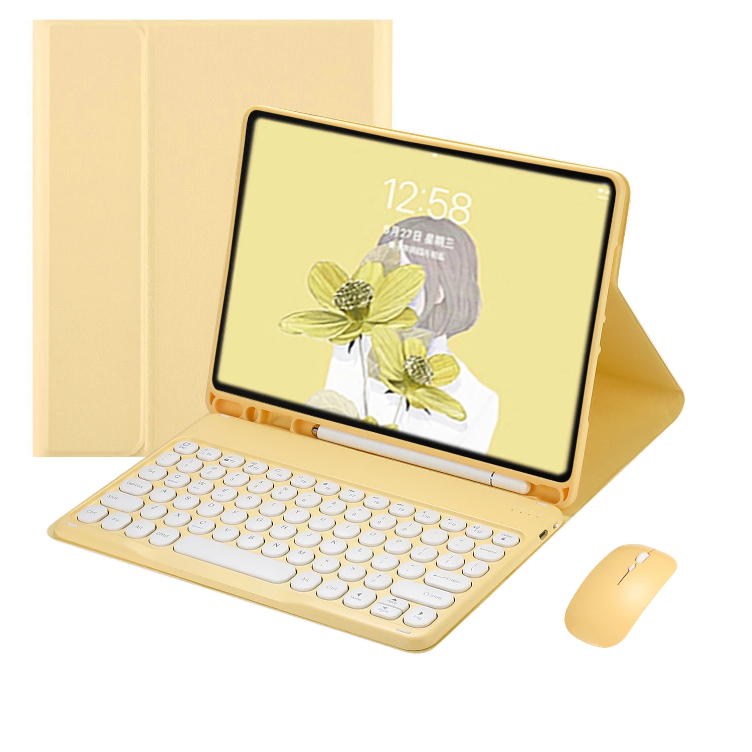 Candy Macaron Round Bean Keys Detachable Wireless Keyboard For iPad Pro Air4 10.9 10.2 10.5 9.7Smart Case Slot TPU Leather Cover
Candy Macaron Round Bean Keys Detachable Wireless Keyboard For iPad Pro Air4 10.9 10.2 10.5 9.7Smart Case Slot TPU Leather Cover