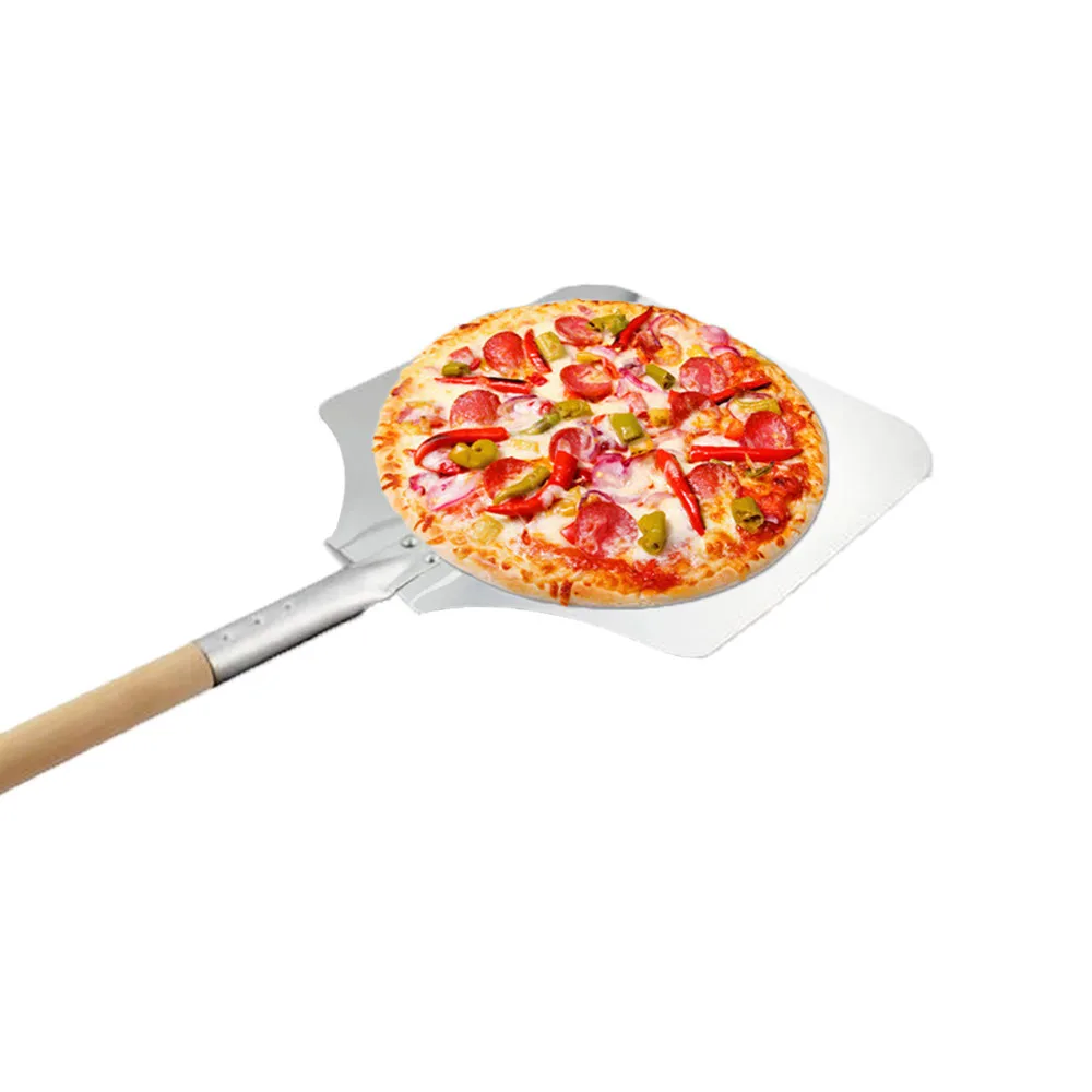 Aluminum Pizza Peel Shovel with Wooden Handle Cake Shovel Baking Tools Cheese Cutter Peels Lifter Tool Pizza Shovel
Aluminum Pizza Peel Shovel with Wooden Handle Cake Shovel Baking Tools Cheese Cutter Peels Lifter Tool Pizza Shovel