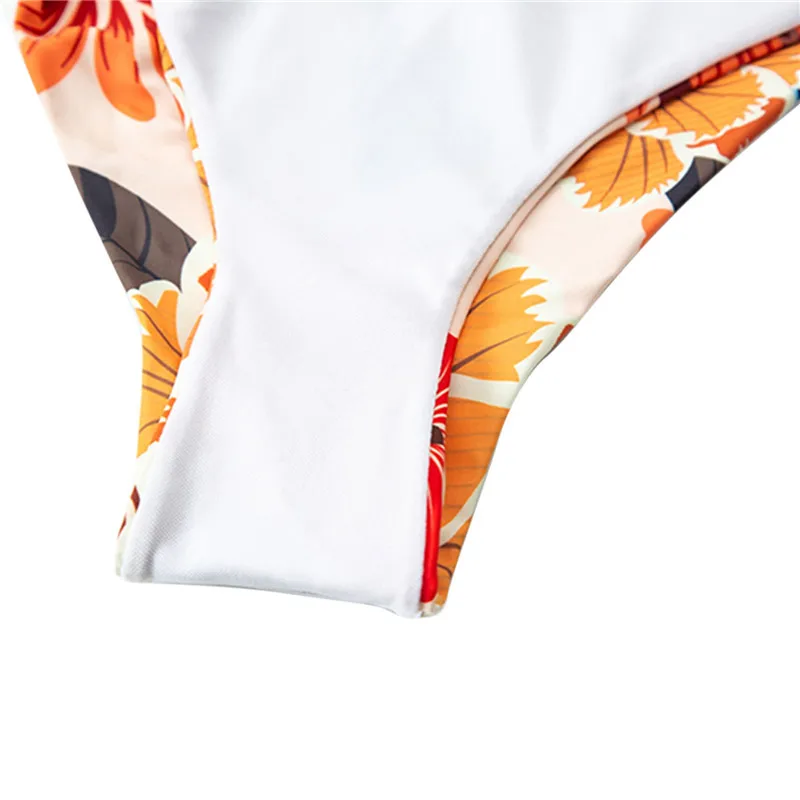 Women's Flower Printed One-piece Swimsuit Sexy Deep V-Neck Front Hollowed Triangle Sling Swimwear for Beachwear/Swimming Bikini
Women's Flower Printed One-piece Swimsuit Sexy Deep V-Neck Front Hollowed Triangle Sling Swimwear for Beachwear/Swimming Bikini