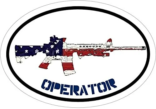 Для оператора американский флаг AR 15 виниловые наклейки в виде Фотообоев c