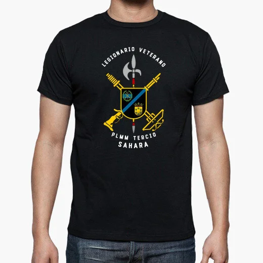 Spanish Fogn Legion Tercio Sahara Legion Veteran T-shirt. Summer Lasting Charm ntlemen New S-3XL
Spanish Fogn Legion Tercio Sahara Legion Veteran T-shirt. Summer Lasting Charm ntlemen New S-3XL