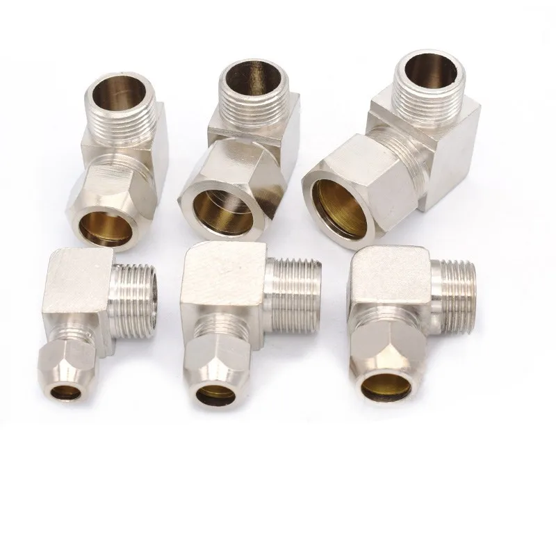 Pneumatic fittings Male Thread 1/8" 1/4" 3/8" 1/2" Elbow Brass Fit 4 6 8 10 12mm OD Tube Coupler Adapter Connector
Pneumatic fittings Male Thread 1/8" 1/4" 3/8" 1/2" Elbow Brass Fit 4 6 8 10 12mm OD Tube Coupler Adapter Connector