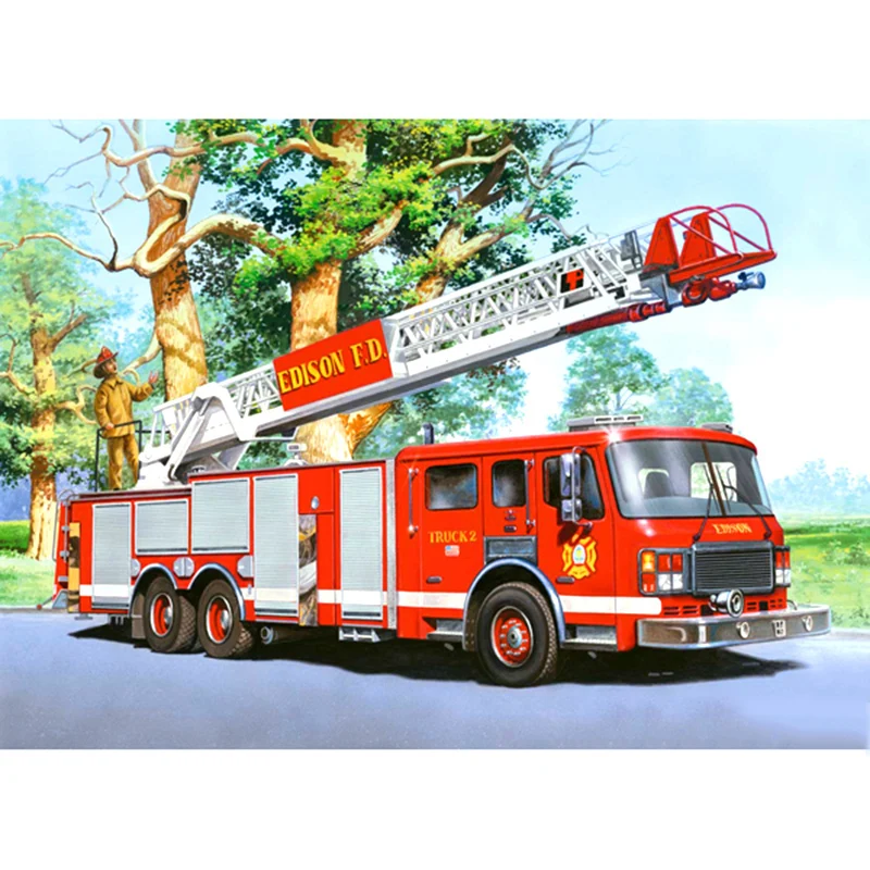 Diamond Painting Fire Truck Landscape Square Diamond Round Diamond Decoration Customizable Wall Art Decoration Frameless
Diamond Painting Fire Truck Landscape Square Diamond Round Diamond Decoration Customizable Wall Art Decoration Frameless