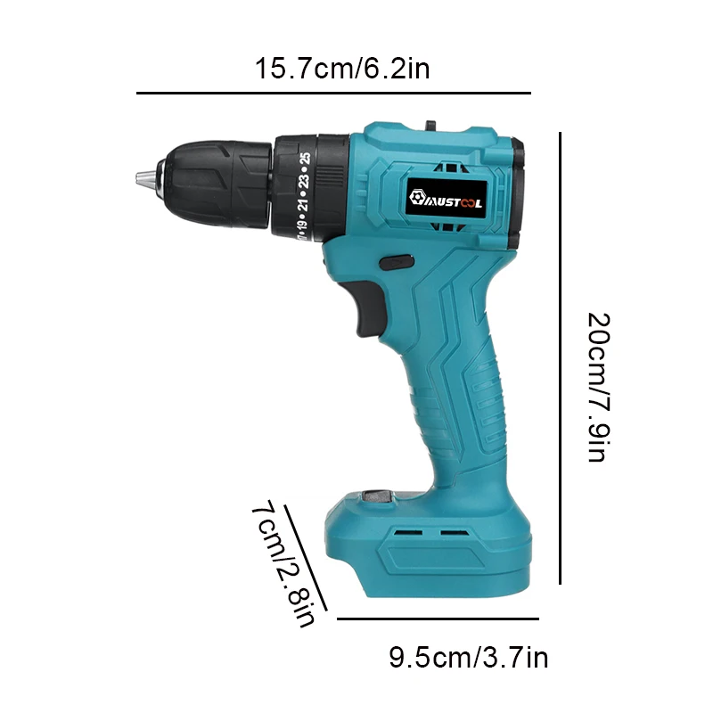 288VF 3 in 1 Cordless Electric Impact Drill 10mm 25+3 Torque Rechargeable Brushless Electric Screwdriver For Makita 18V Battery
288VF 3 in 1 Cordless Electric Impact Drill 10mm 25+3 Torque Rechargeable Brushless Electric Screwdriver For Makita 18V Battery