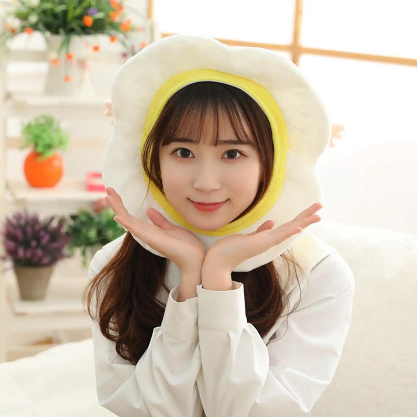 2020 New Adult Cute Poached Egg Hat Party Plush Doll Hat Holiday Costume Cosplay Cap Funny Photo Prop Sleeping Toy
2020 New Adult Cute Poached Egg Hat Party Plush Doll Hat Holiday Costume Cosplay Cap Funny Photo Prop Sleeping Toy