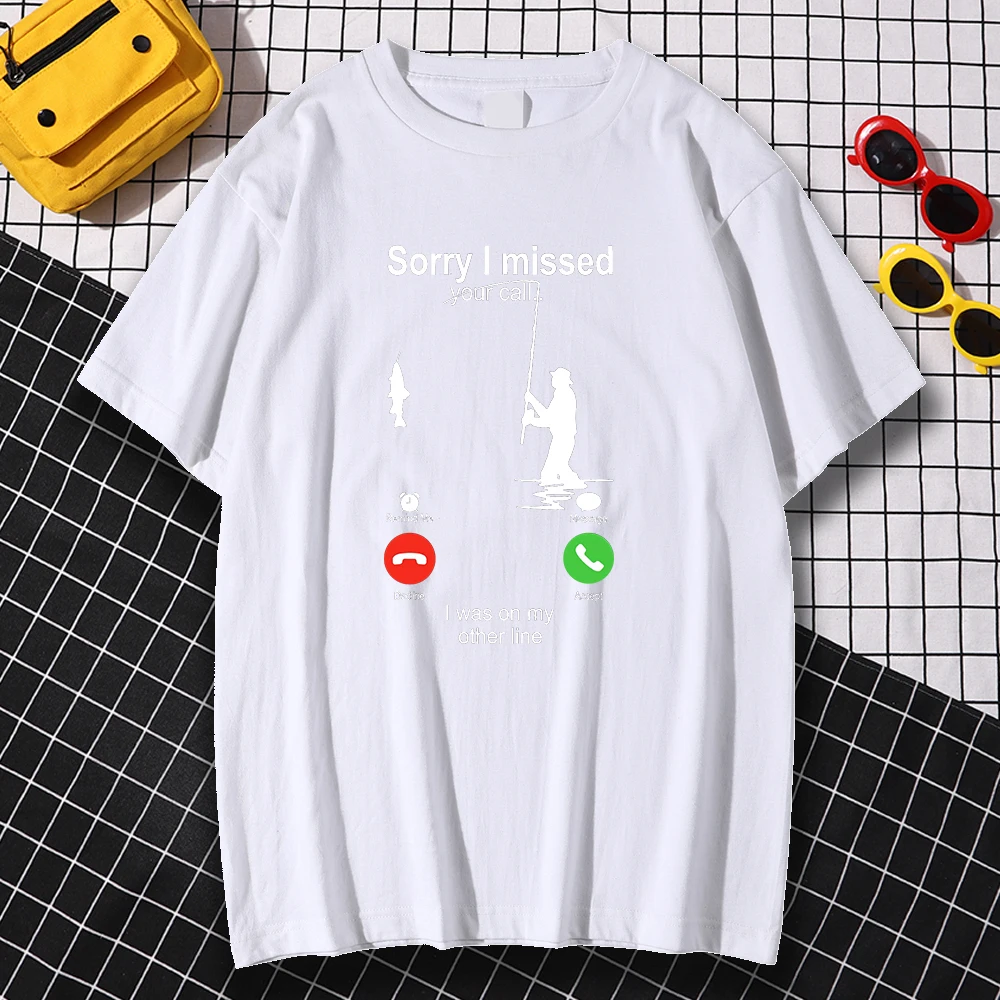 Kohpweran Retro Soft Top Sorry I Missed I Was On My Other Line Printing Tshirts Male Casual Clothe Creativity O-Neck Tshirt Men
Kohpweran Retro Soft Top Sorry I Missed I Was On My Other Line Printing Tshirts Male Casual Clothe Creativity O-Neck Tshirt Men