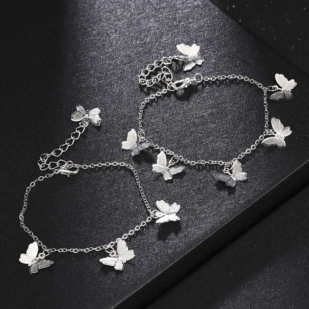 Bohemian Butterfly Star Bracelet & Bangle for Women Simple Gold Silver Color Chian Butterfly Charm Bracelet Fashion Jewelry
Bohemian Butterfly Star Bracelet & Bangle for Women Simple Gold Silver Color Chian Butterfly Charm Bracelet Fashion Jewelry
