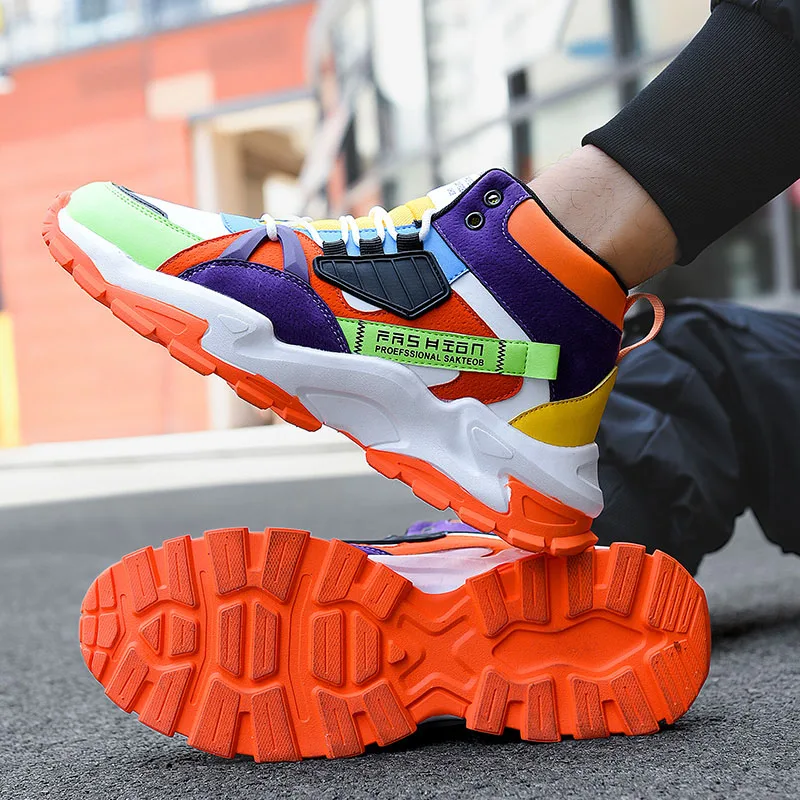 New Fashion Shoes For Men Casual High Top Chunky Sneakers Mens Trainers Tendencia 2020 Breathable Designer Zapatillas De Hombre
New Fashion Shoes For Men Casual High Top Chunky Sneakers Mens Trainers Tendencia 2020 Breathable Designer Zapatillas De Hombre