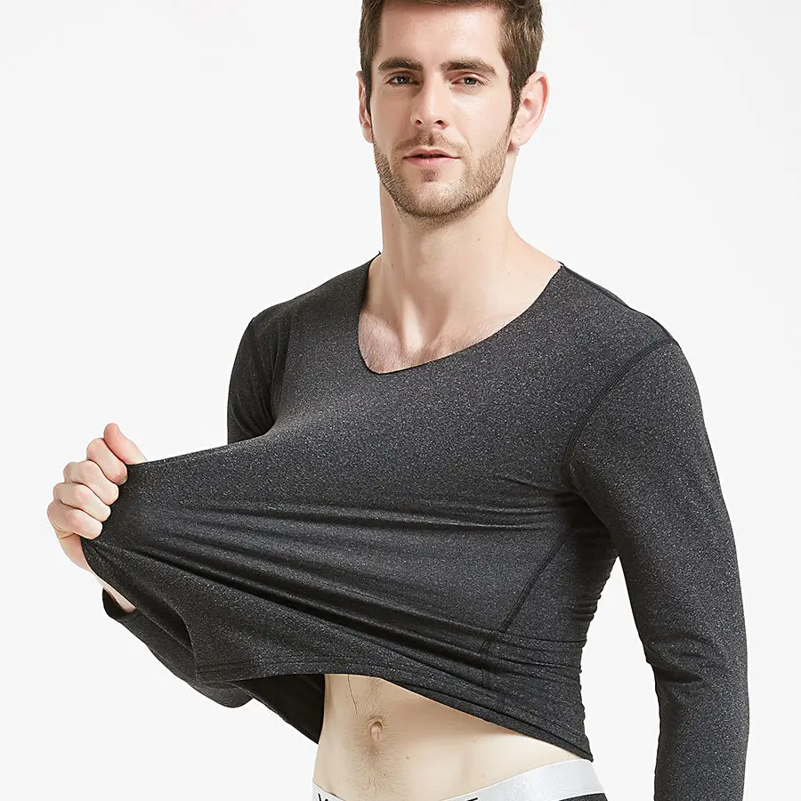 Men's Thermal Underwear Suit Fever Fiber Plushed V-neck Autumn Winter long johns set shirts+pants
Men's Thermal Underwear Suit Fever Fiber Plushed V-neck Autumn Winter long johns set shirts+pants