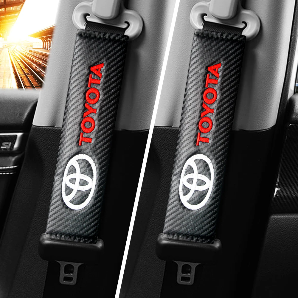 Car Seat Belt Cover Carbon Fiber Leather Shoulder Protection Cover Auto Styling For Toyota Corolla E150 Camry 40 Rav4 Mark2 Reiz
Car Seat Belt Cover Carbon Fiber Leather Shoulder Protection Cover Auto Styling For Toyota Corolla E150 Camry 40 Rav4 Mark2 Reiz