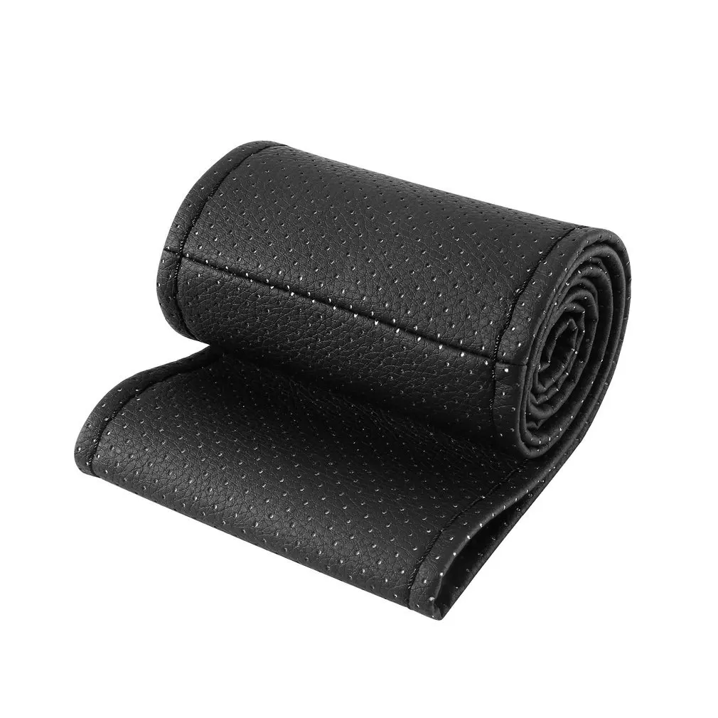 Braid on Steering Wheel Car Steering Wheel Cover Diameter 38cm Auto Car Accessories with Needles and Thread Artificial Leather
Braid on Steering Wheel Car Steering Wheel Cover Diameter 38cm Auto Car Accessories with Needles and Thread Artificial Leather