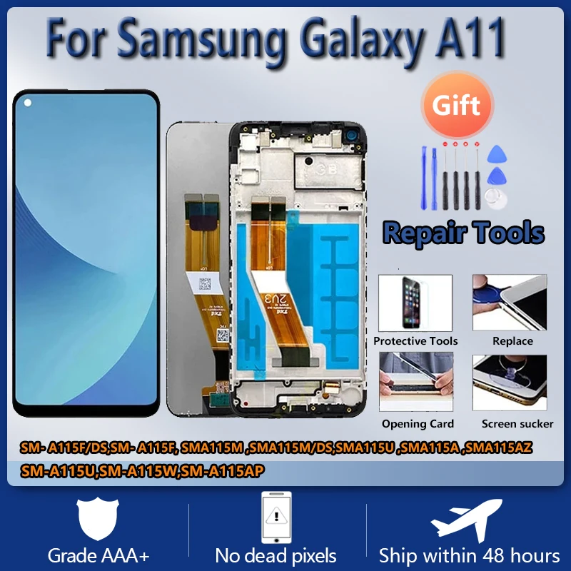 6.4"For Samsung Galaxy A11 A115F/DS A115F A115M A115M/DS LCD Display Touch Screen Assembly For Samsung A115U A115A A115AZ Lcd
6.4"For Samsung Galaxy A11 A115F/DS A115F A115M A115M/DS LCD Display Touch Screen Assembly For Samsung A115U A115A A115AZ Lcd
