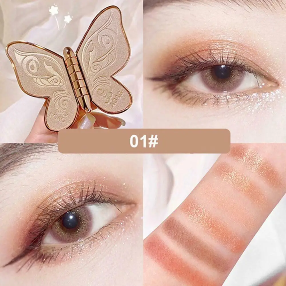 Brand 6 Colors Eyeshadow Palette Butterfly Eye Shadow Lucky Koi Pearl Sequins Glitter Matte Makeup Plate Glitter Eyeshadow
Brand 6 Colors Eyeshadow Palette Butterfly Eye Shadow Lucky Koi Pearl Sequins Glitter Matte Makeup Plate Glitter Eyeshadow