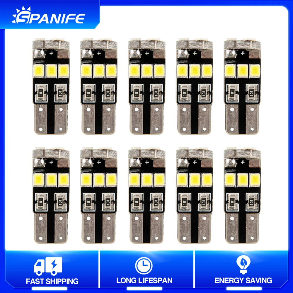 Spanife 2 шт. Led W5W T10 автомобильная светодиодная сигнальная лампа 501 194 лампы 9SMD габаритные огни для чтения 6000K 12V
Spanife 2 шт. Led W5W T10 автомобильная светодиодная сигнальная лампа 501 194 лампы 9SMD габаритные огни для чтения 6000K 12V