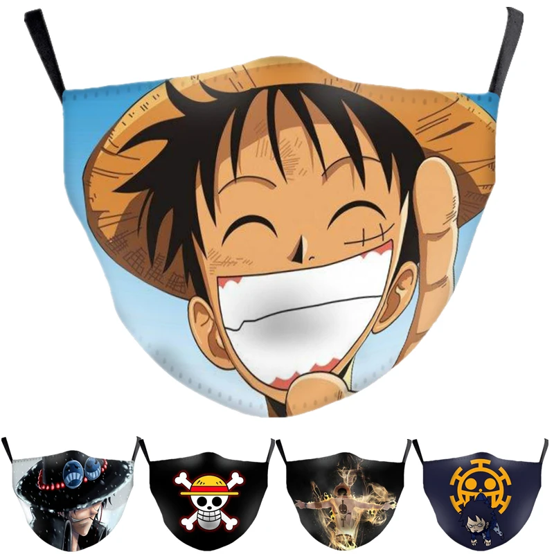 Цельная обезьянка D. Luffy Portgas · D Ace Косплей маска для лица пылезащитные маски