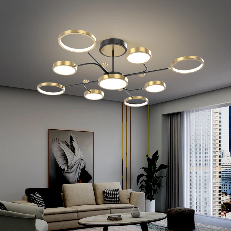 Modern LED Chandelier For Living Room Dining Room Resturant Ceiling Chandelier Lighting Home Deco Nordic Simple style
Modern LED Chandelier For Living Room Dining Room Resturant Ceiling Chandelier Lighting Home Deco Nordic Simple style