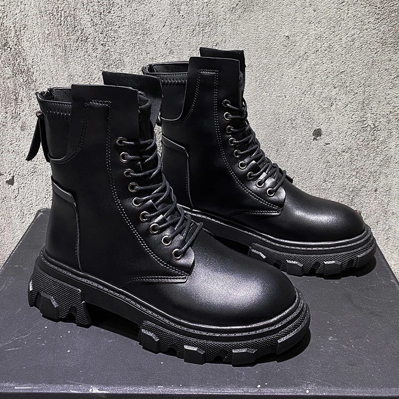 Women's Boots Autumn and Winter New Style PU Leather Martin Boots Ladies Ankle Boots Winter Thick Boots Comfortable Casual Boots
Women's Boots Autumn and Winter New Style PU Leather Martin Boots Ladies Ankle Boots Winter Thick Boots Comfortable Casual Boots