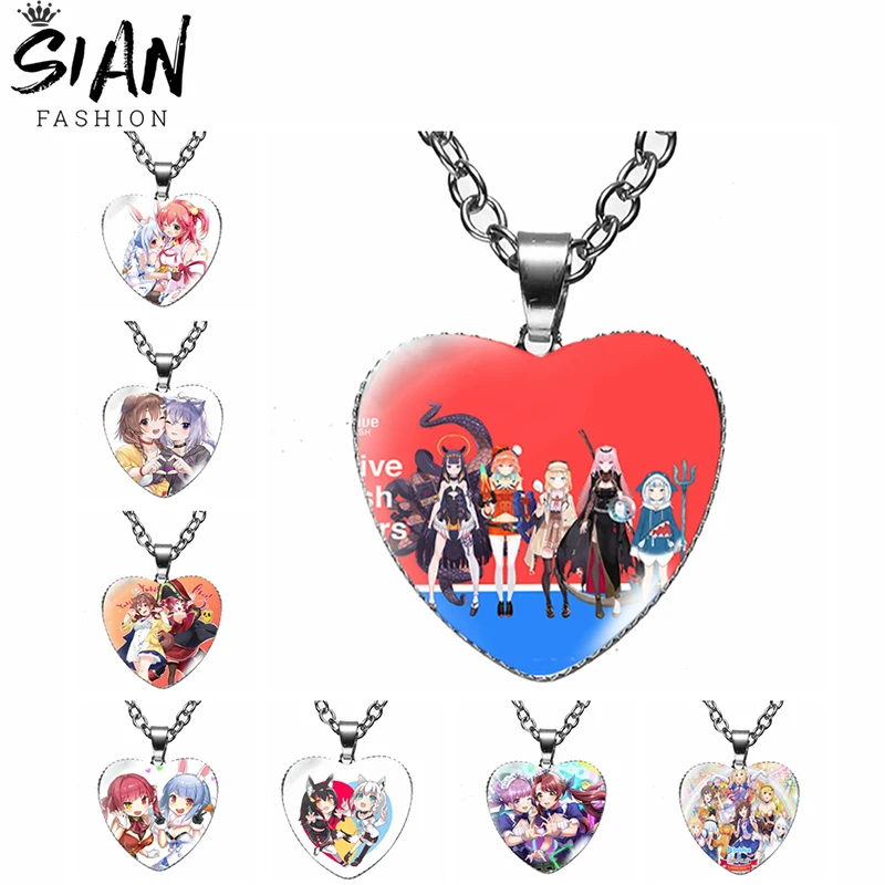 Anime Hololive Vtuber Heart Pendant Necklace Inugami Korone Shirakami Fubuki Usada Pekora Minato Aqua Necklace Otaku Jewelry New
Anime Hololive Vtuber Heart Pendant Necklace Inugami Korone Shirakami Fubuki Usada Pekora Minato Aqua Necklace Otaku Jewelry New