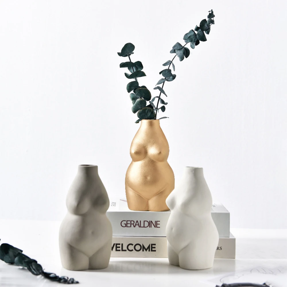 Modern Simple Style Ceramic Crafts Vase Art Bust Flower Arrangement Decoration Desk Living Room Decoration Home Decoration Gifts
Modern Simple Style Ceramic Crafts Vase Art Bust Flower Arrangement Decoration Desk Living Room Decoration Home Decoration Gifts